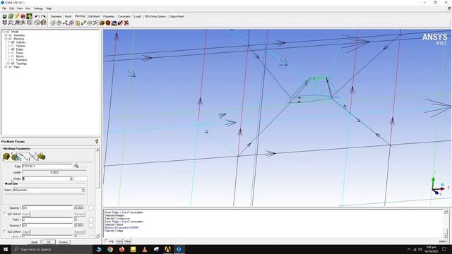 ANSYS- How to get Structured Hexa meshing of 3d Wing with O-Grid- ICEM CFD tutorial смотреть онлайн