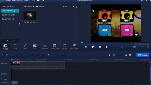 как пользоваться wondershare video editor