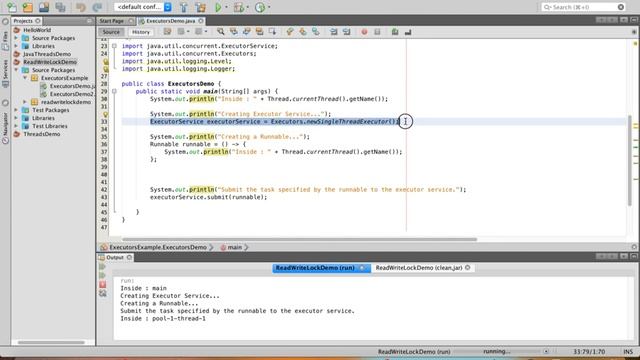 Java ExecutorService and Thread Pools смотреть онлайн