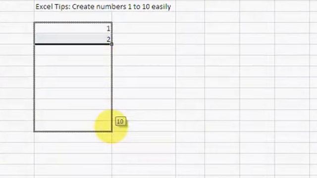 ExcelExperts.com - Excel tips create numbers 1 to 10 смотреть онлайн