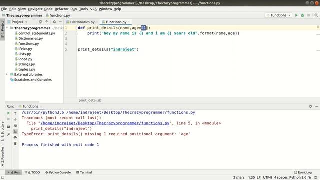 Python Function Default Arguments in Hindi - Tutorial #55 смотреть онлайн