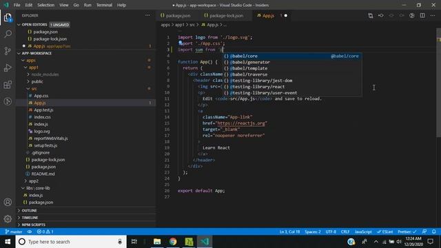 Npm 7 workspaces tutorial смотреть онлайн
