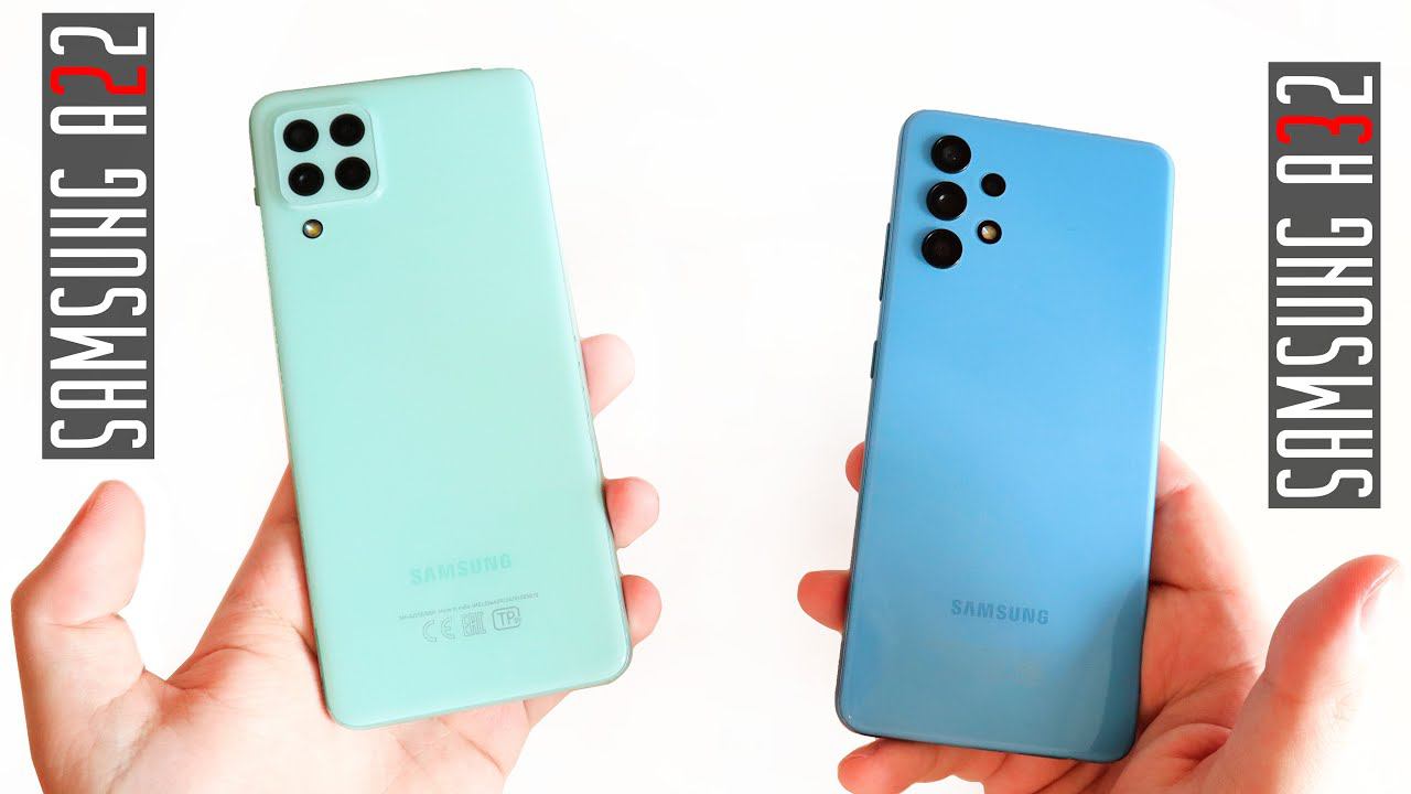 Что выбрать? Samsung Galaxy A22 или Samsung Galaxy A32? Стоит переплачивать? смотреть онлайн