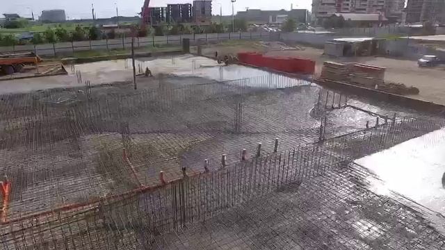 Заливка бетона более 2000 кубов за сутки смотреть онлайн