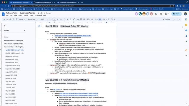 Network Policy API Meeting for 20230425 смотреть онлайн