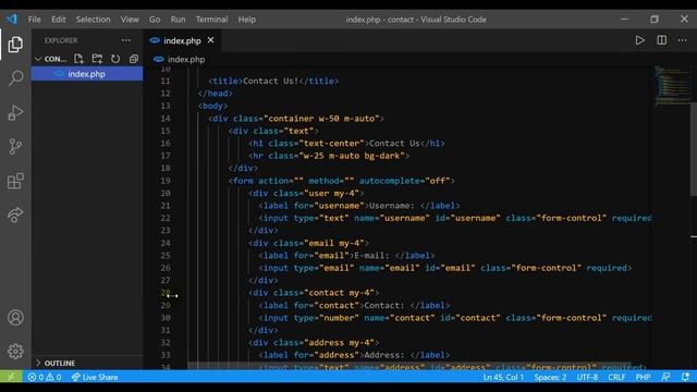 Responsive Contact Form With Database Using Bootstrap, PHP and mysql .||Free Source Code.... смотреть онлайн