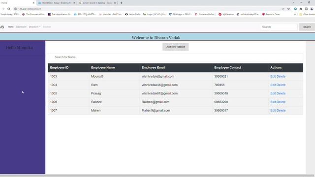 Python -Django Sample Application - Python developer course #html5 #django #sqlserver #freetraing смотреть онлайн