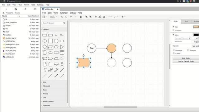 Screencast: JupyterLab with Drawio Plugin смотреть онлайн