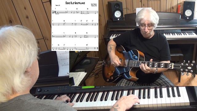 Dear Old Southland - country guitar & piano cover ( Henry Creamer & Turner layton ) смотреть онлайн