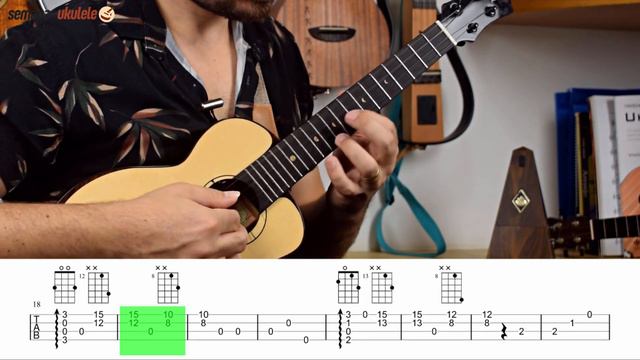 Danúbio Azul (J. Strauss II) | Fingerstyle Ukulele Tutorial (com TAB) смотреть онлайн
