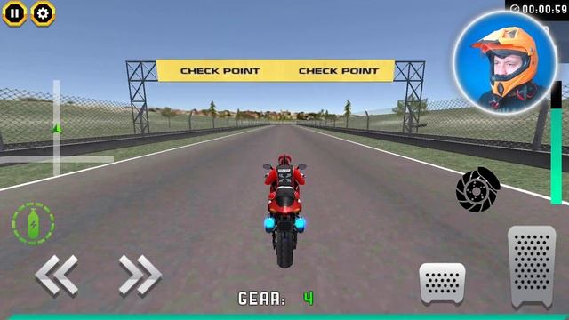 Fast Motor Bike Rider 3D - Android Gameplay - Heavy Bike Racing Games смотреть онлайн