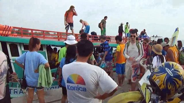Serendipity Beach Pier In SihanoukVille, Cambodia.