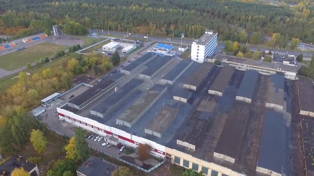 Белгород с высоты. Сосновка, район промзоны. смотреть онлайн