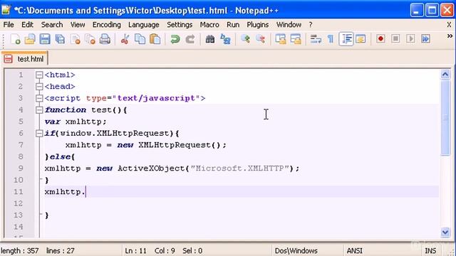 02 XMLHttpRequest to a text file part 1 (Section 6 - AJAX) смотреть онлайн