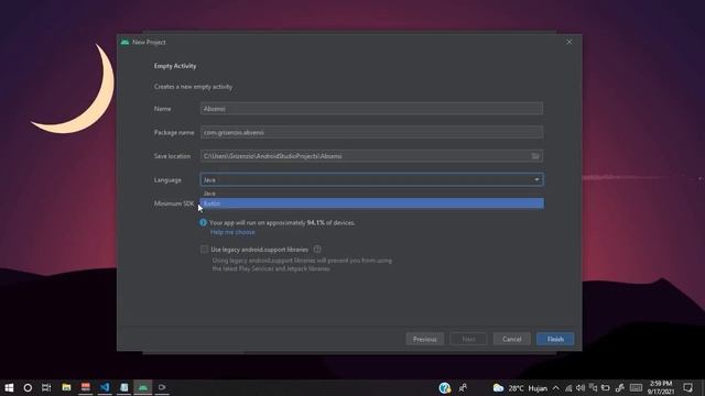 Bagian #1 Membuat Project Android | Aplikasi Absensi Berbasis Android SQL Lite dan MySQL смотреть онлайн