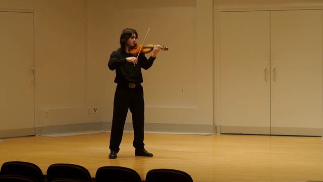 J.S. Bach - Sonata for solo violin in G minor BWV 1001. Adagio - CarlosValbuena смотреть онлайн