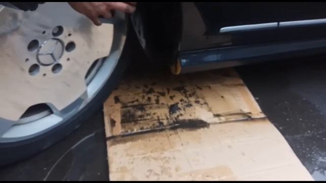 Промывка водостоков Mercedes W221