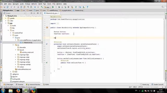 Develop simple Randomizer in Android Studio смотреть онлайн