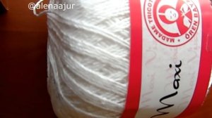Обзор пряжи Maxi Viscose Madame Tricote (Хлопок с вискозой)