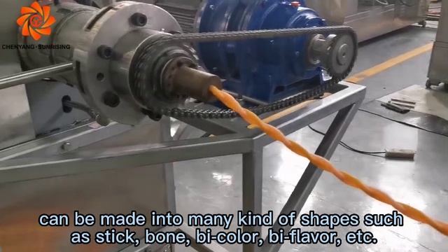 Single/double color cold extrusion extruder dog pet treats chews stick snack making machine смотреть онлайн