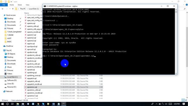 How to Uninstall Oracle Apex 18.2 | Muhammad Abdul Quium (V-106) смотреть онлайн