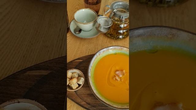 Тыквенный суп с беконом #новосибирск #siberian