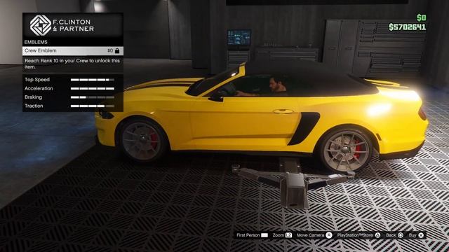 GTA 5 - Vehicle Customization - Vapid Dominator GT (Ford Mustang GT Convertible) смотреть онлайн