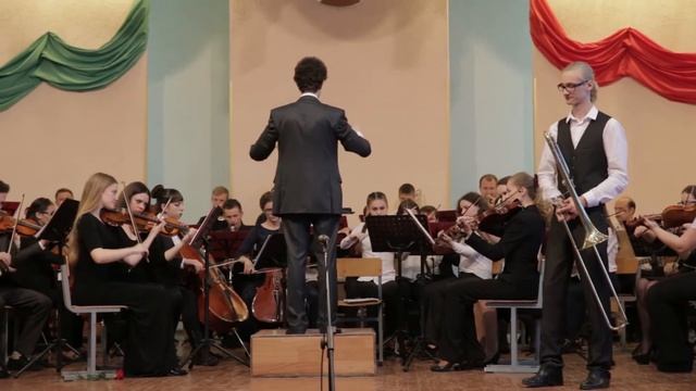 Ф. Давид. Концертино для тромбона с оркестром. 2 . Andante marcia funebre 3. Allegro Maestoso смотреть онлайн