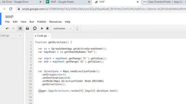 Get Distance and Time between 2 Location on Google Sheets using Google Apps Script смотреть онлайн