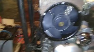 Установка электро вентилятора охлаждения 163fml  мотороллер муравей ч-3