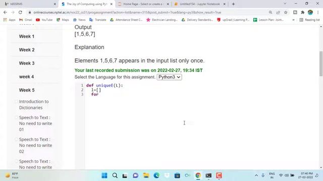 Swayam || The Joy of Computing Using Python Week-5 Programming Assignment-2 Solution || NPTEL смотреть онлайн