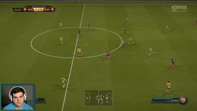 FIFA 16. EA SHIELD CUP. ЧАСТЬ 53. ФИНАЛ. БАРСЕЛОНА-БАРСЕЛОНА [1080p 60fps] смотреть онлайн