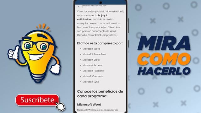 Cómo Descargar e Instalar Office (Word, Excel, PowerPoint) en un Samsung Galaxy en Español смотреть онлайн