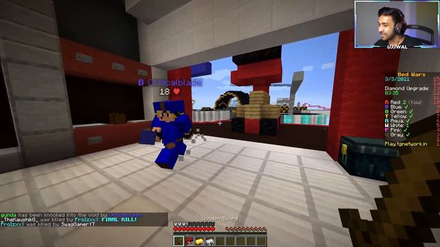 MINECRAFT SERVER TOUR & BED WARS | UJJWAL GAMER смотреть онлайн