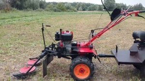 Самоходная роторная косилка на базе мотоблока