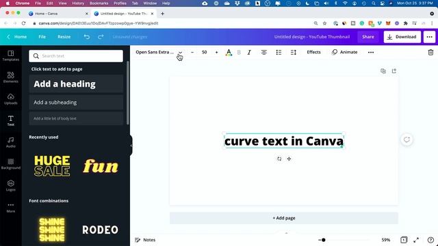 How to Curve Text in Canva смотреть онлайн