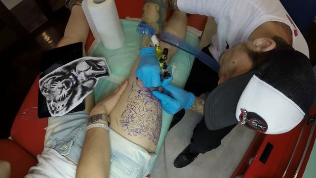 animals tattoo time lapse смотреть онлайн