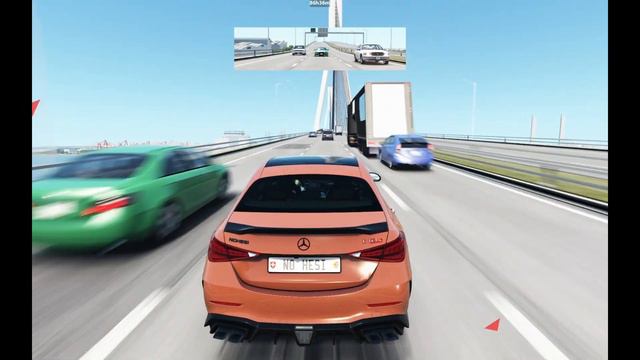 749HP MERCEDES BENZ C63 CUTTING UP IN TRAFFIC | ASSETTO CORSA NO HESI смотреть онлайн