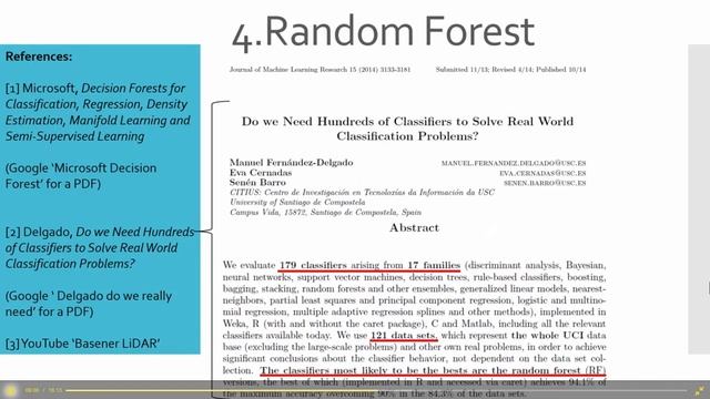 Random Forest Machine Learning for classification of LIDAR data смотреть онлайн