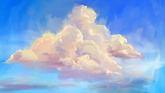 TIME LAPSE PAINTING - Orange Clouds (Procreate, iPadPro, Apple Pencil) смотреть онлайн