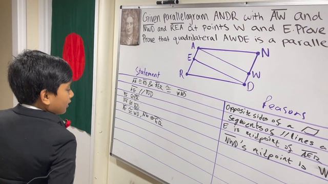 Prove Quadrilateral Is a Parallelogram смотреть онлайн