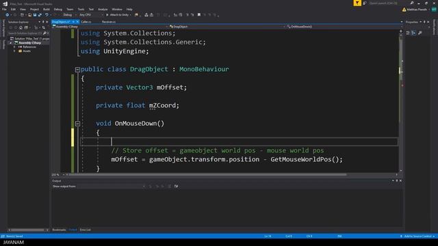 Unity Tutorial : Drag Gameobject with Mouse смотреть онлайн