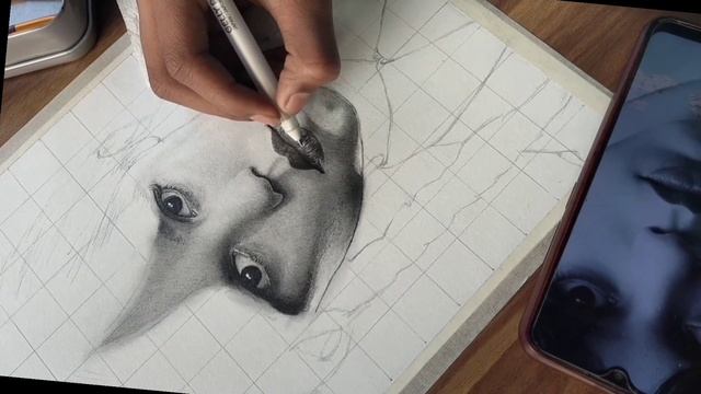 Wednesday Addams portrait /sketch 8 Hours #drawing #sketch смотреть онлайн