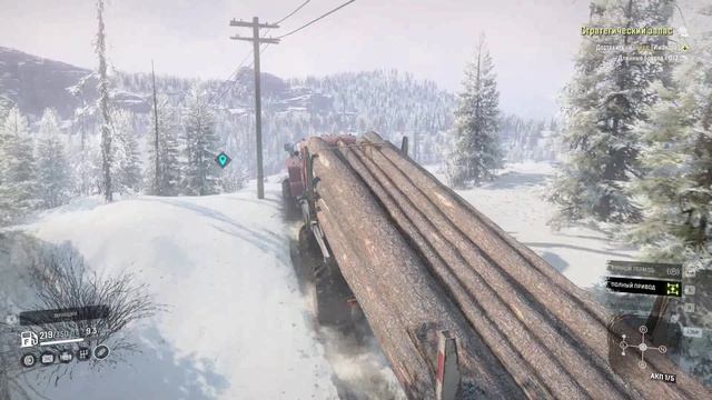 SnowRunner. Кольский полуостров.Ковдозеро - Имандра. Контракт "Стратегический запас". Часть 1 смотреть онлайн