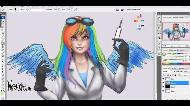 Rainbow Factory - Redraw [ Speedpaint ] смотреть онлайн
