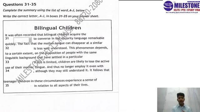 The Significant Role Of Mother Tongue In Education | Reading Answers | Explanation With 9 Bander