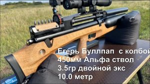 Отстрел Егерь 450мм ствол Альфа 10.0 метр