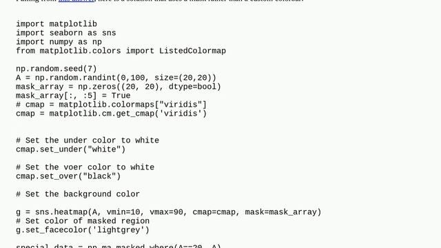 How to assign a color to a specific value on a heatmap смотреть онлайн