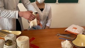 Техника наложения повязки «Варежка»