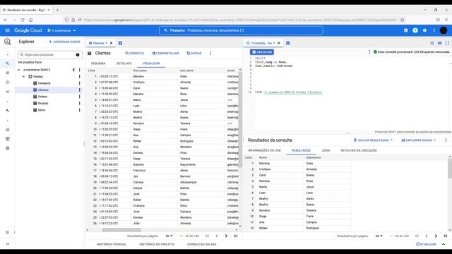 Alterando Nomes De Coluna E Salvando Como Tabela - Google Big Query - Google Cloud смотреть онлайн